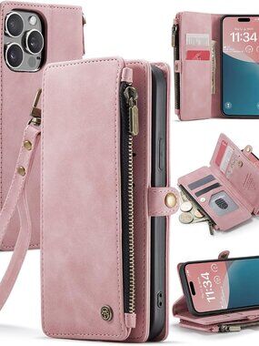 Defencase for iPhone 15 Pro or 15 Pro Max Wallet Case with RFID Card Holder